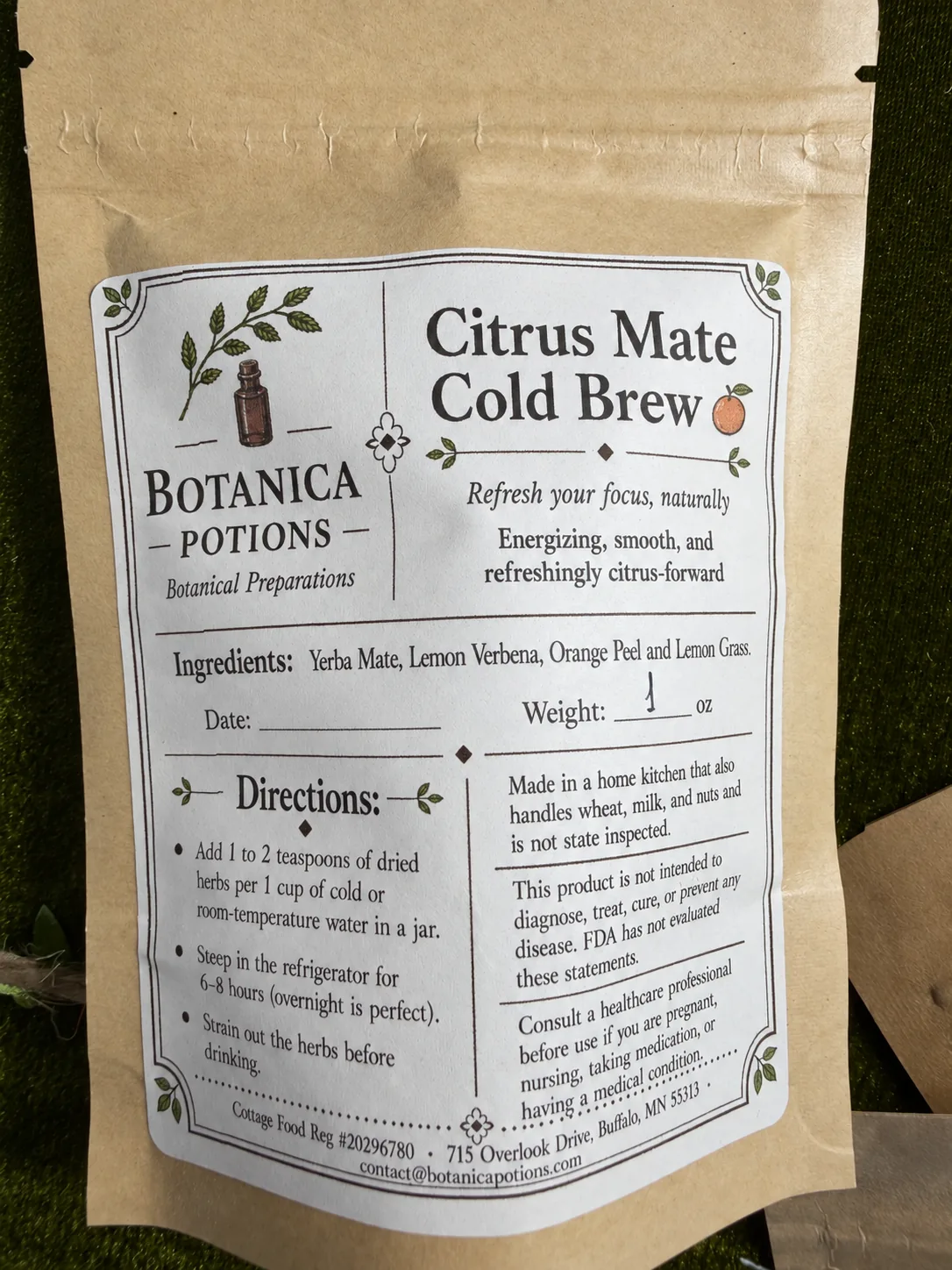 Citrus Mate Cold Brew