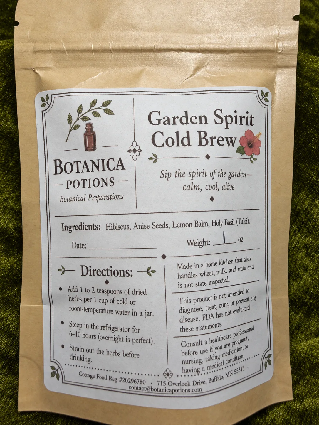 Garden Spirit Cold Brew